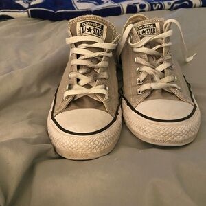 Converse Chuck Taylor Classic Gray Sneakers. Men's size 8